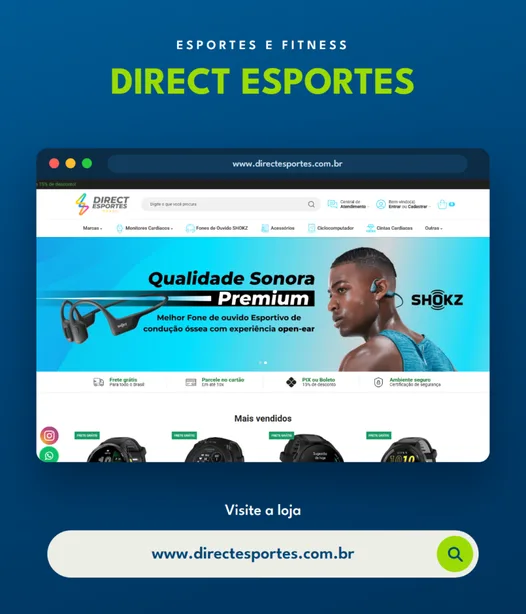 Loja virtual Direct Esportes