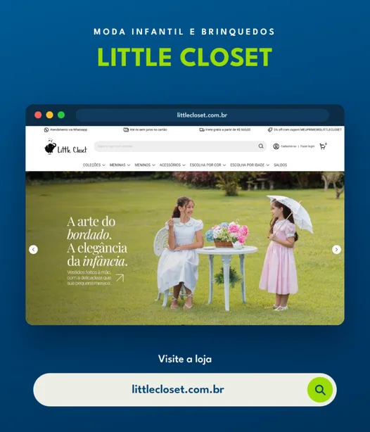 Loja virtual Little Closet